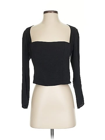Open Edit Long Sleeve Top (view 1)