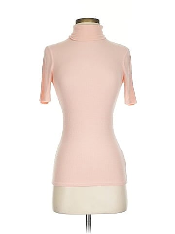 Three Dots Short Sleeve Turtleneck (view 1)