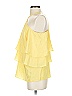 Back Label 100% Silk Yellow Sleeveless Silk Top Size 0 - photo 5