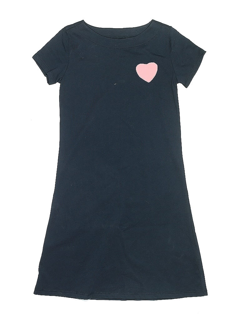 Duffiled lane 100% Cotton Hearts Blue Dress Size 14 (big kids) - photo 1