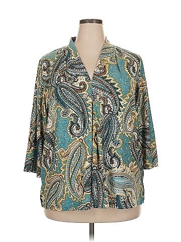 Ellen Weaver 3/4 Sleeve Blouse (view 1)
