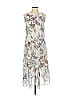 Chelsea28 100% Polyester Floral Gray Casual Dress Size S - photo 1