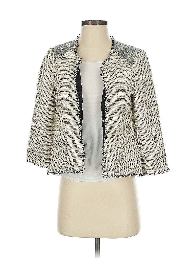 Pre-owned The Limited Blazer Jacket In Gray