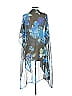 Cyn & Luca 100% Polyester Blue Kimono Size S - photo 3