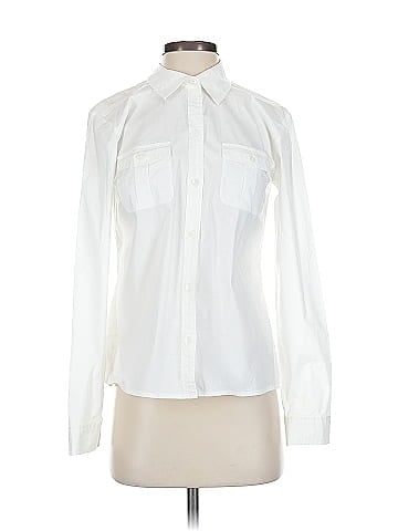 Ann Taylor Long Sleeve Button-Down Shirt (view 1)