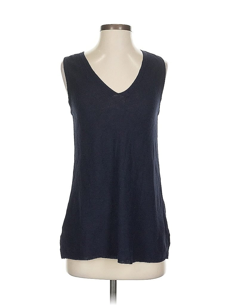 Pre-owned Ann Taylor Loft Sweater Vest In Blue