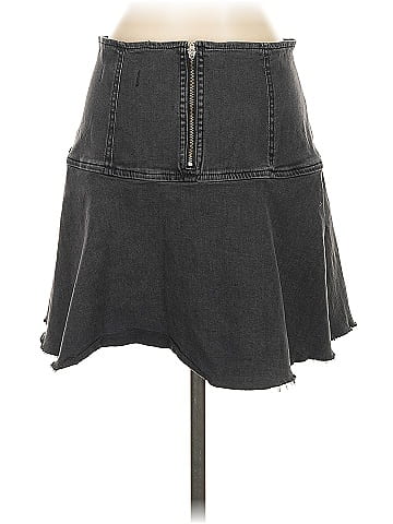We the Free Denim Skirt (view 2)