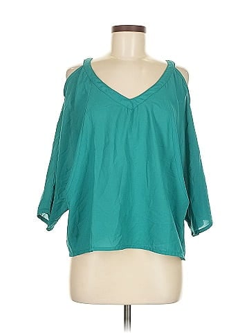 Earthbound Trading Co. 3/4 Sleeve Blouse (view 1)