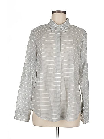 Ann Taylor Long Sleeve Button-Down Shirt (view 1)