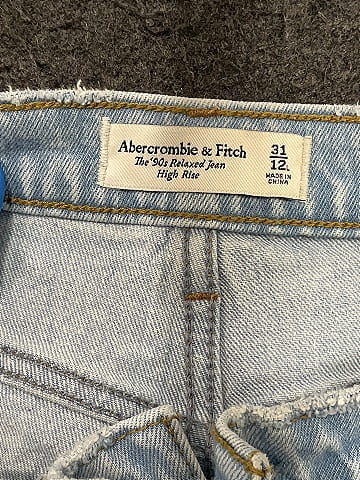Abercrombie & Fitch Blue Jeans Size 12