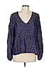 Sézane Blue Long Sleeve Blouse Size EU (FR) 42 / US 10 - photo 1
