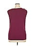 Choices 100% Rayon Burgundy Sleeveless T-Shirt Size XL - photo 2
