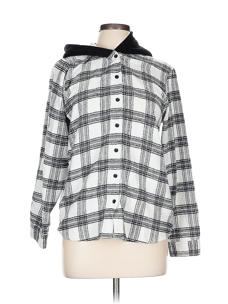 Pre-owned Ci Sono Long Sleeve Blouse In White