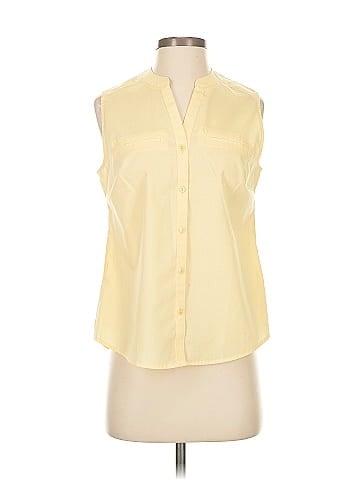 Foxcroft Sleeveless Button-Down Shirt (view 1)