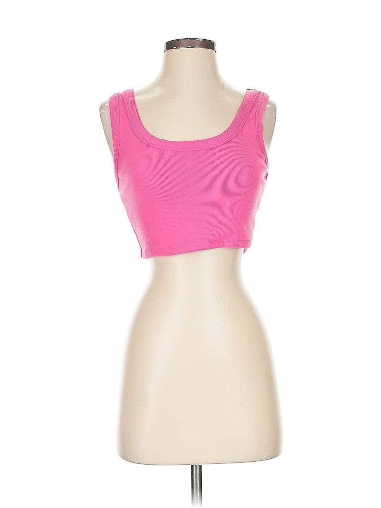 Pre-owned Signature 8 Tank Top Pink Strapless Neckline Tops