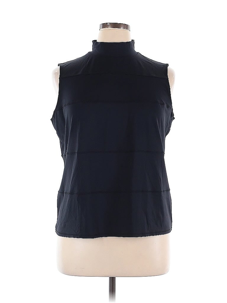Doncaster Collection Blue Sleeveless Blouse Size 16 - photo 1