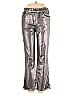 J Brand Metallic Silver Jeans Size 26 waist - photo 1