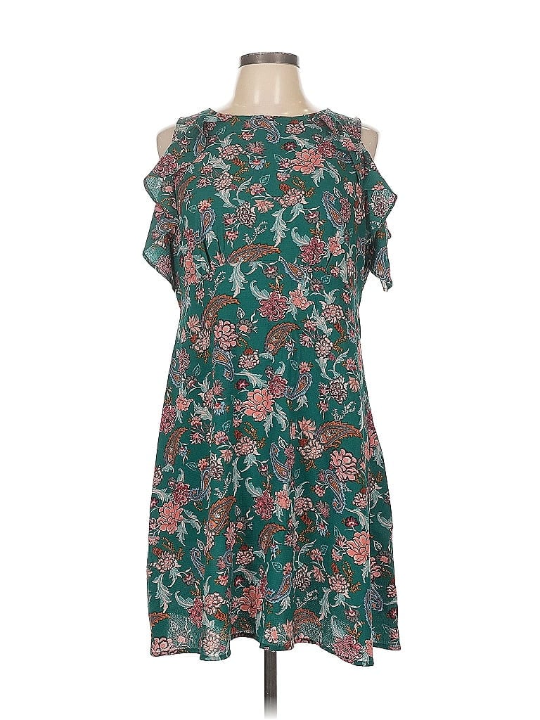 Pre-owned Xhilaration Casual Dress In Blue