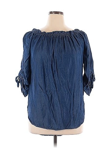 Tantrums 3/4 Sleeve Blouse (view 1)
