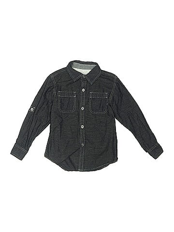CALVIN KLEIN JEANS Long Sleeve Button-Down Shirt (view 1)