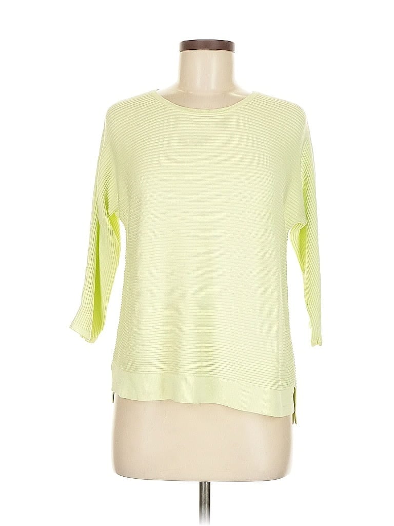 Pre-owned Chico's Pullover Sweater In Green