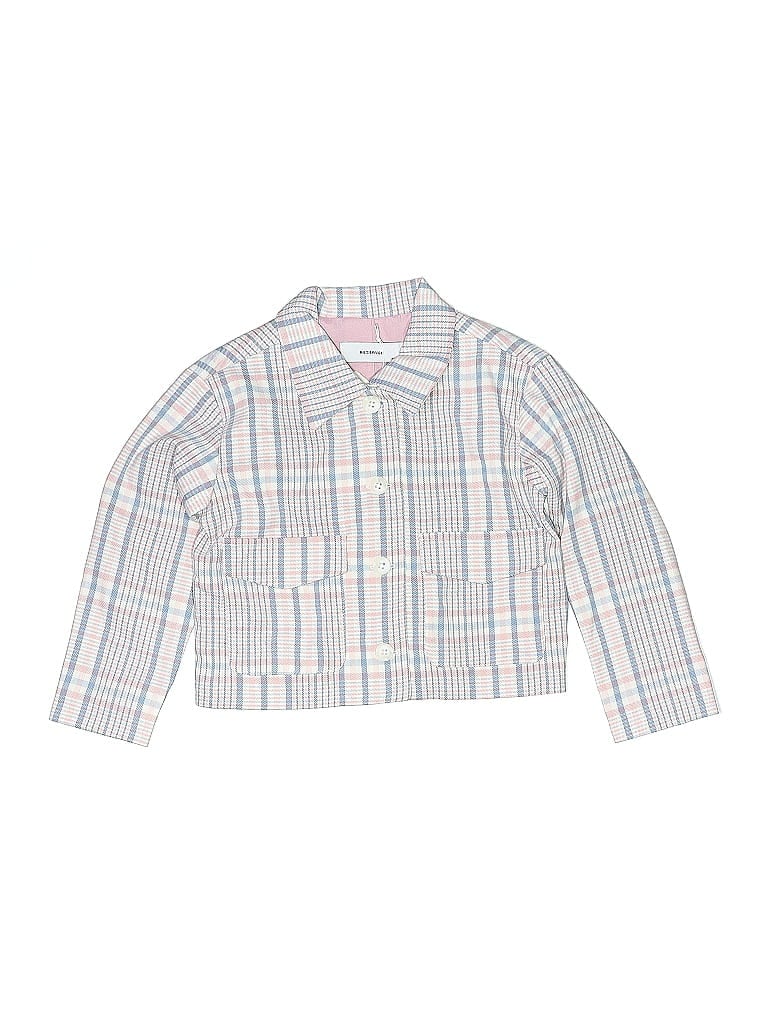 Reserved Checkered-gingham White Jacket Size 6 - 7 - photo 1