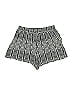Renee C. 100% Rayon Chevron-herringbone Gray Shorts Size M - photo 2