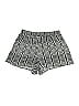 Renee C. 100% Rayon Chevron-herringbone Gray Shorts Size M - photo 1