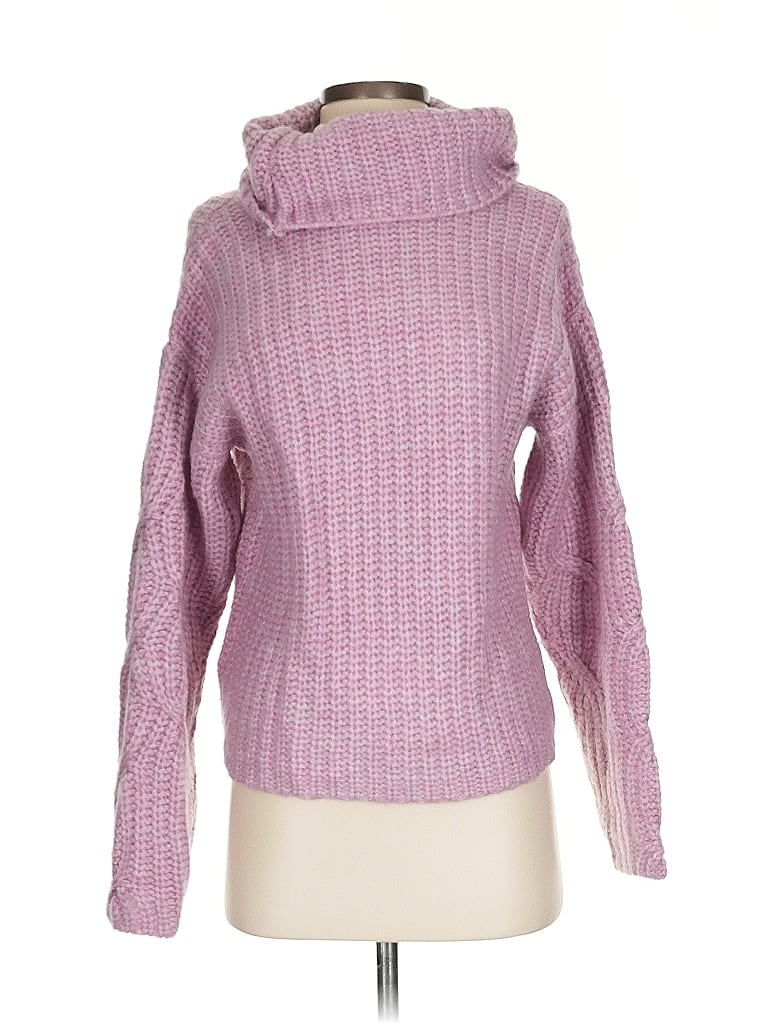 Pre-owned Tribal Jeans Turtleneck Sweater In Pink