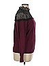 Jennifer Lopez 100% Nylon Burgundy Turtleneck Sweater Size XL - photo 4