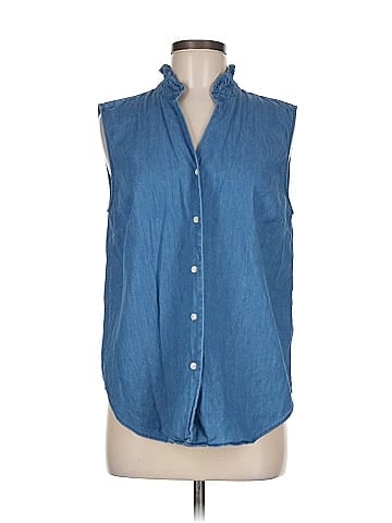 Ann Taylor Sleeveless Button-Down Shirt (view 1)