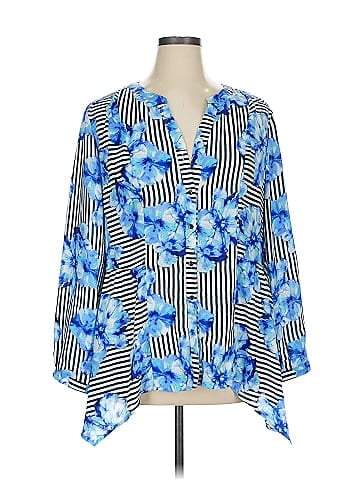 Notations 3/4 Sleeve Blouse (view 1)