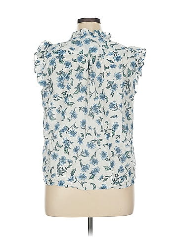J.Crew Factory Store Sleeveless Button-Down Shirt (view 2)