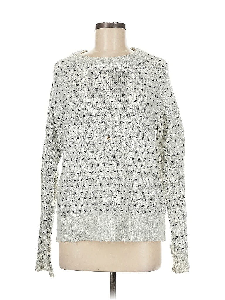 Pre-owned Hem & Thread Pullover Sweater In Gray