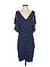 Casting Solid Blue Cocktail Dress Size Sm (1 or S) - photo 1