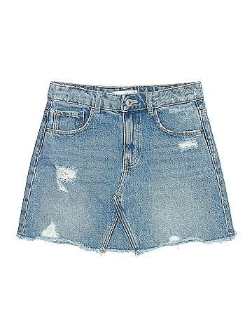 Zara Denim Skirt (view 1)
