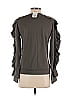 G by Giuliana Rancic Gray Green Long Sleeve Top Size XXS - photo 2