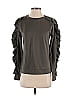 G by Giuliana Rancic Gray Green Long Sleeve Top Size XXS - photo 1