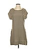 LeyenDecker Solid Tan Casual Dress Size 4 - photo 1