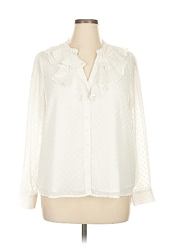 J.Crew Factory Store Long Sleeve Blouse (view 1)