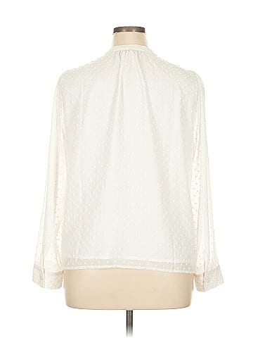 J.Crew Factory Store Long Sleeve Blouse (view 2)
