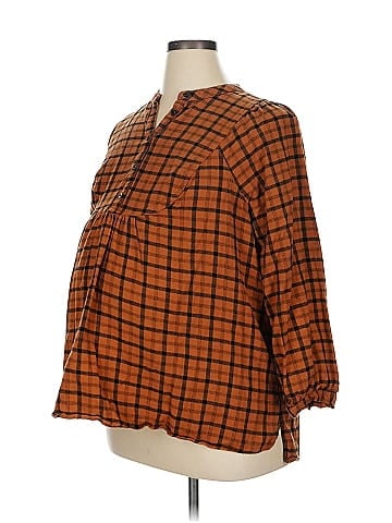 Isabel Maternity Long Sleeve Blouse (view 1)