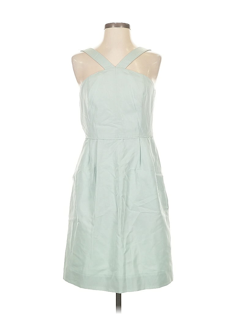 J.Crew Collection Solid Teal Casual Dress Size 2 - 65% off | ThredUp