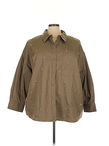 Future Collective Long Sleeve Button-Down Shirt (view 1)