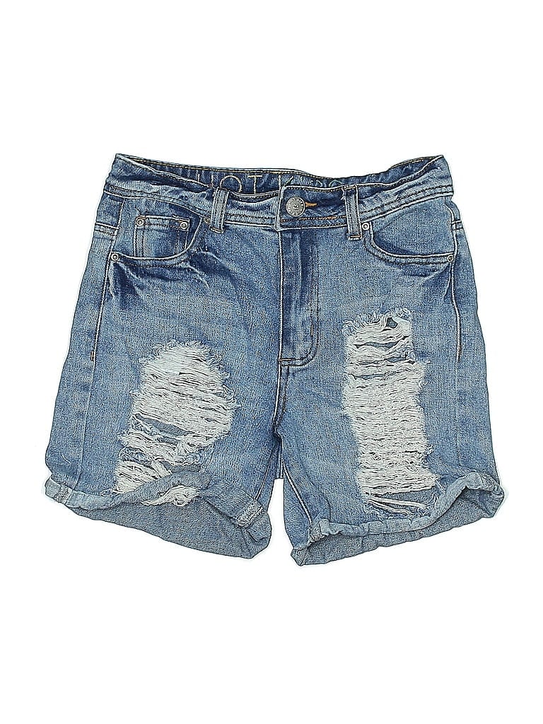 Pre-owned Hot Kiss Denim Shorts In Blue