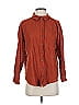 Pilcro Red Long Sleeve Button-Down Shirt Size S - photo 1