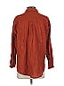 Pilcro Red Long Sleeve Button-Down Shirt Size S - photo 2