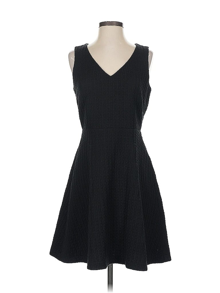 Pre-owned Ann Taylor Loft Cocktail Dress In Black