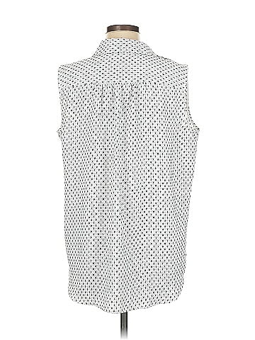 Ann Taylor Sleeveless Button-Down Shirt (view 2)