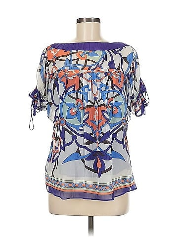 Nicole by Nicole Miller Short Sleeve Blouse (view 1)